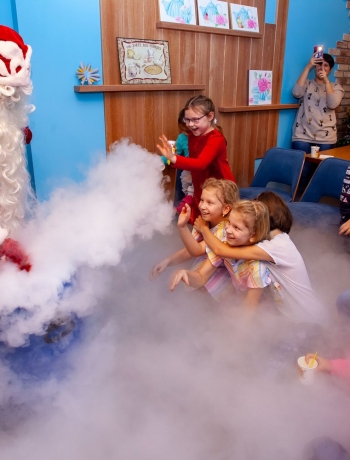 Проведение детского праздника: Новый год в кафе