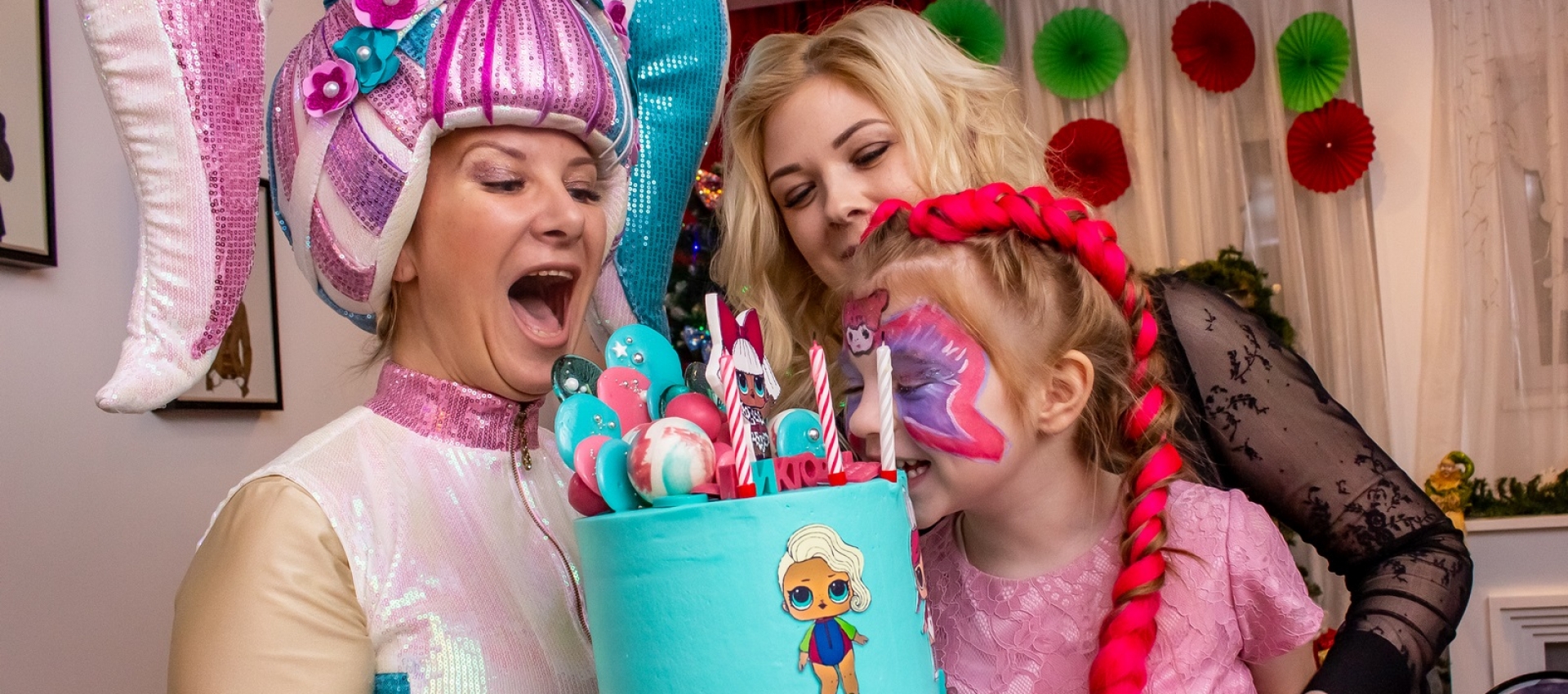 Проведение праздника: День рождения, Вике 5 лет